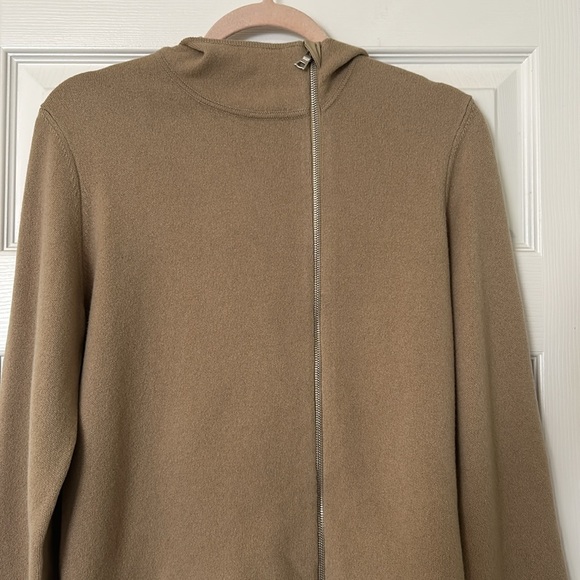 Nike Tan Zip-Front Hooded Sweatshirt - Picture 2 of 9